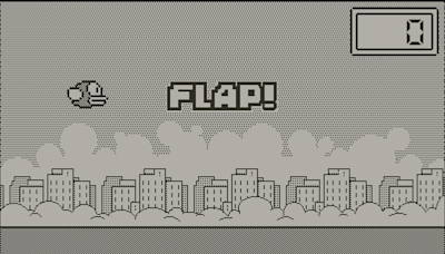 Someone made a Flappy Bird tribute for the Playdate that lets you use the crank to fly