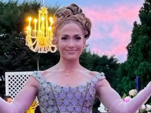 Jennifer Lopez channels Queen Charlotte for Bridgerton-themed birthday