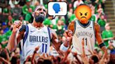 Mavericks' Kyrie Irving breaks silence on flipping off Celtics fans with Nets