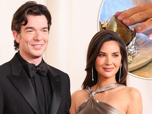 John Mulaney hints he is married to Olivia Munn with ring photo