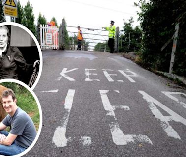 Closure secured for family of actress as rail crossing closes