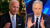 Jon Stewart says Biden is ‘so f—ing old’ he ‘just shouldn’t be president’