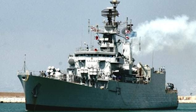 Fire Breaks Out Aboard Indian Naval Ship Brahmaputra, Vessel Remains Tlited On One Side