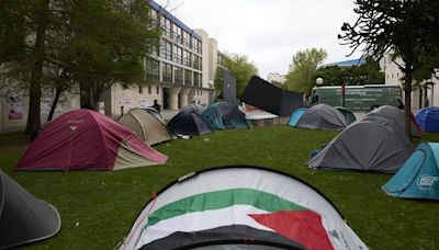 Apoyo a las acampadas universitarias