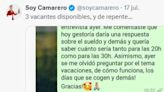 Una camarera pregunta por una oferta de trabajo y lo que le responde el jefe es para quemarlo todo: "¿Cómo se atreve?"