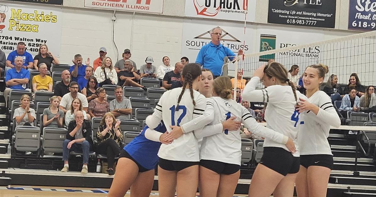 Logan spikers work hard to sweep Rend Lake