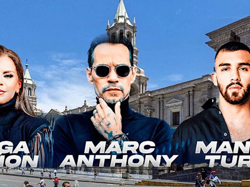 Serenata a Arequipa: Marc Anthony, Olga Tañón y Manuel Turizo harán vibrar la 'Ciudad Blanca'