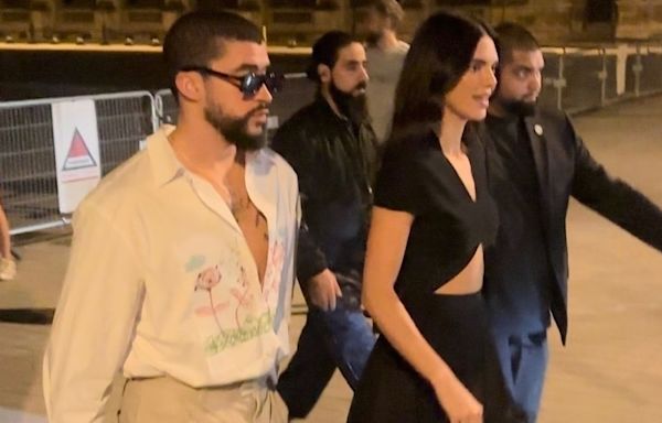 Kendall Jenner, Owner of Every It Shoe Imaginable, Goes Barefoot on a Date at the Louvre