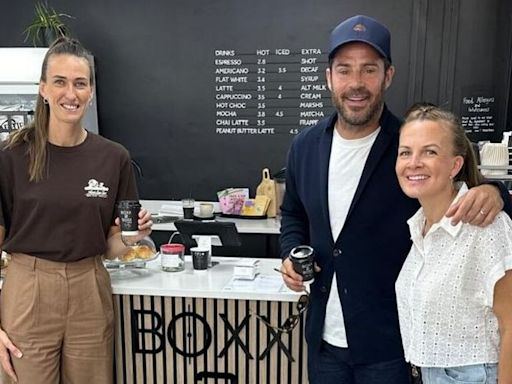 Jamie Redknapp makes surprise visit to Lioness star Jill Scott's Greater Manchester café