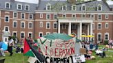 Pro-Palestine protestors gather on Virginia Tech campus