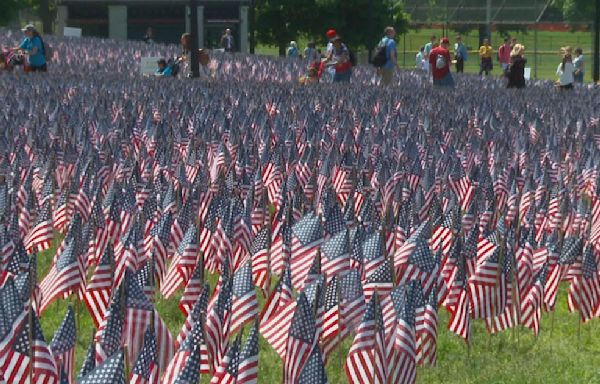 Sea of American flags on Boston Common honors fallen servicemembers on Memorial Day