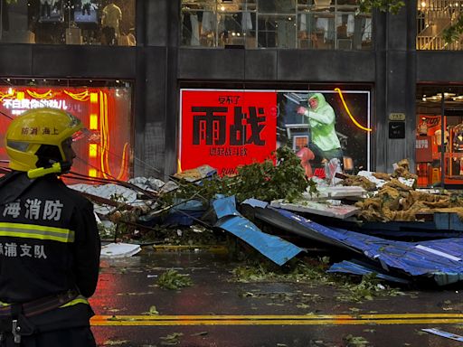 Shanghai hit by strongest typhoon since 1949