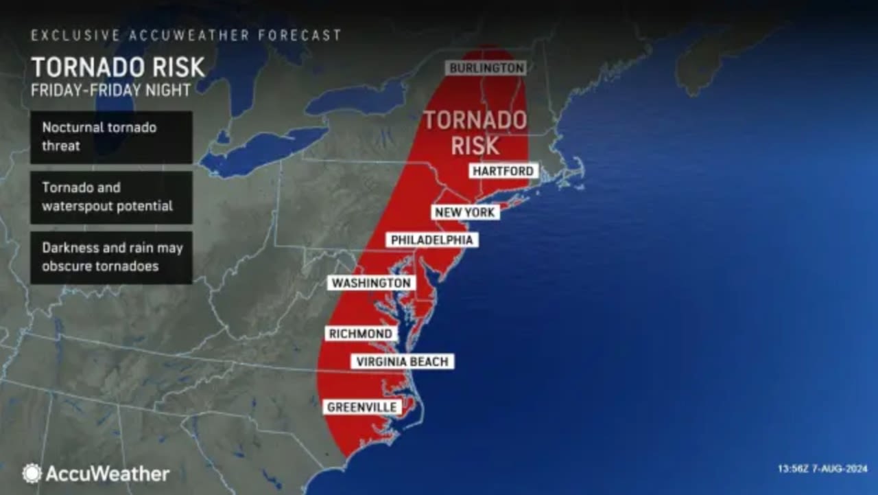 Tropical Storm Debby tornado threat increases for N.J. Heavy rain, flash flooding in forecast.