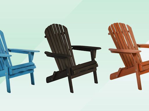 This weather-resistant Adirondack chair 'looks beautiful around the fire pit' — just $69 at Wayfair's Way Day sale