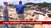 Gov. Beshear tours storm-torn areas in Western Kentucky