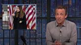 Seth Meyers Mocks Kimberly Guilfoyle’s $60,000 Payday for Don Jr. Intro: Like Going to ‘Star Trek’ Convention ‘to Introduce William Shatner...