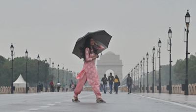 Light Rain, Cloudy Skies In Delhi Brings Temperature Down To 31.7 Degrees