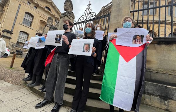 Oxford University threatens pro-Palestine activists with legal action over camps