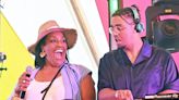 Alison Hammond supports son Aidan for his debut festival gig