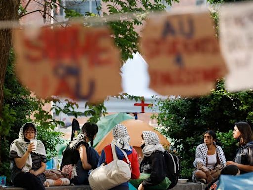 «Biden ist ein Monster», sagt die Demonstrantin. Ein Besuch im Zeltlager der linken Studentenproteste in den USA