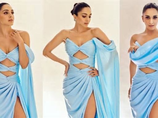 Kiara Advani stuns in an aqua blue cut-out dress, here's how you too can pull off this glamorous look