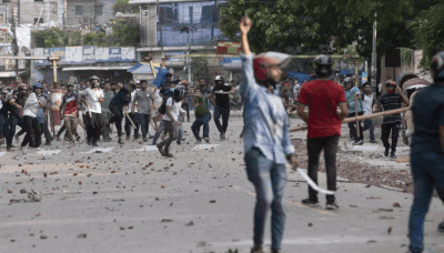 Six students killed in Bangladesh protest against quota system - Times of India