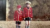 Rare photo shows Princess Diana and Charles Spencer on first day of school