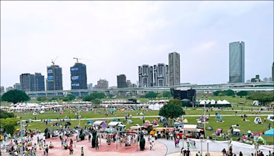 新北春紛節 大都會公園野餐逛市集