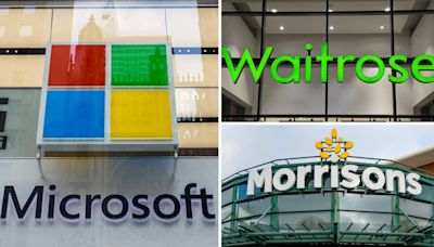 Full list of supermarkets affected by the Microsoft outage including Waitrose and Morrisons