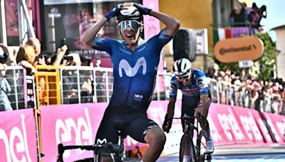 Pelayo Sánchez conquistó la sexta etapa del Giro de Italia