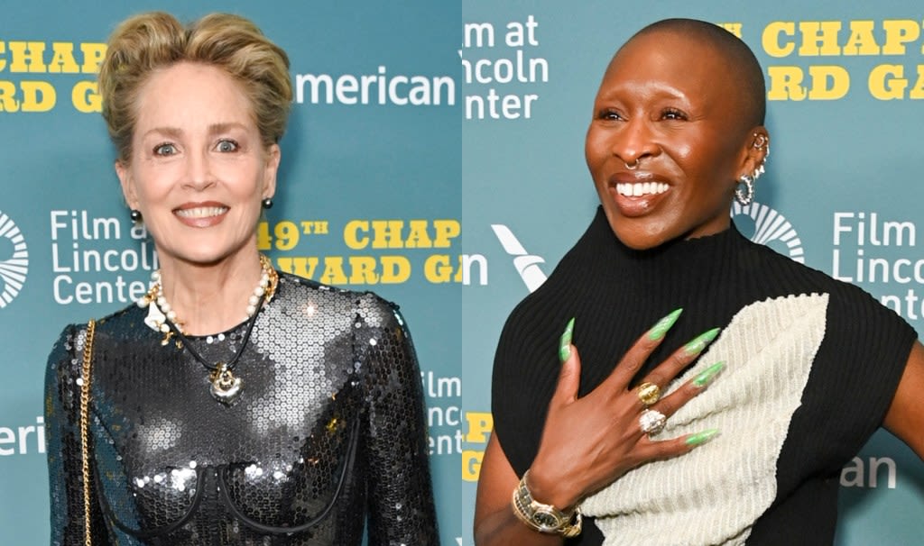 Sharon Stone Sparkles in Sequins, Cynthia Erivo Plays With Shape in Issey Miyake and More From the 49th Chaplin Award Gala