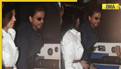 Watch: Shah Rukh Khan arrives in sunglasses at Siddharth Anand's birthday bash amid rumours of eye surgery in US