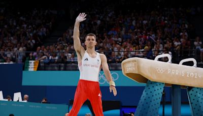 Tearful Max Whitlock waves goodbye to gymnastics at Paris 2024