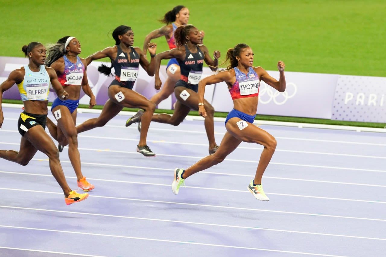 Harvard-grad Gabby Thomas sprints to 200-meter gold medal for the United States