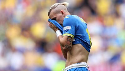 Mykhailo Mudryk and Oleksandr Zinchenko powerless as Ukraine trounced at Euro 2024