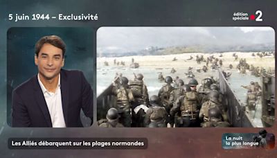 80 ans du Débarquement : France 2 et Julian Bugier mettent en place un « vrai faux direct » pour couvrir le D-Day