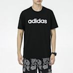 【熱賣下殺】adidas 愛迪達運動服男士2021夏季新款圓領黑色透氣休閑短袖T恤H16311