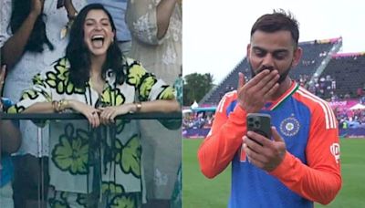 Virat Kohlis Tearful Call To Anushka Sharma After T20 World Cup 2024 Win, Video Goes Viral - Watch