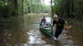 Heavy rains ease around Houston but flooding remains after hundreds of rescues and evacuations