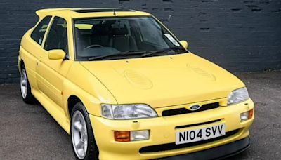 Rare Ford Escort RS Cosworth expected to sell for auction record of £100k