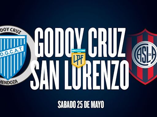 Godoy Cruz vs. San Lorenzo, por la Liga Profesional: hora, cómo ver en vivo y posibles formaciones