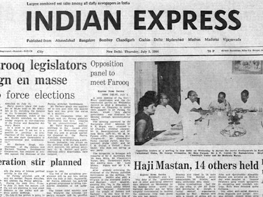 July 5, 1984, Forty Years Ago: Janata Party president Chandra Shekhar believes PM is ‘turning into a true fascist’