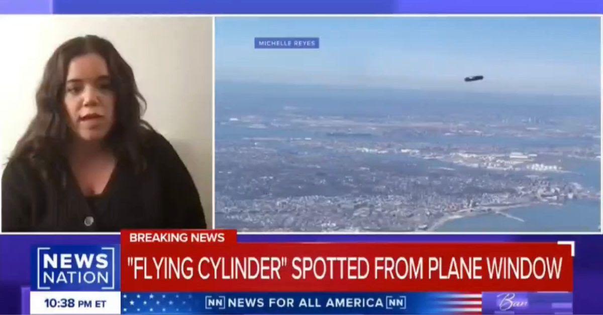 Caught on Camera: Possible UFO Spotted Flying Over New York City by Passenger Departing LaGuardia Airport