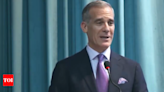 'I know India likes its strategic autonomy but ...': US envoy Garcetti on deepening bilateral ties | India News - Times of India