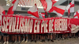 La manifestación de Biris Norte contra la directiva del Sevilla