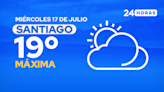 El tiempo en Santiago: miércoles 17 de julio de 2024