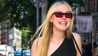 Let Dakota Fanning Show You How to Wear Monochrome Black for Summer