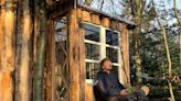 Sick of the grind, he ditched the city to live in a tiny house in the woods. Now, he estimates he gets by on $750 a month.