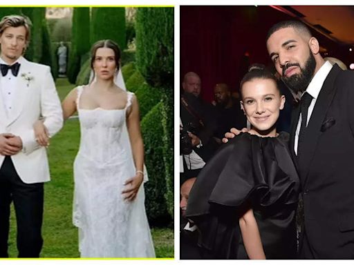 'Stranger Things' star Millie Bobby Brown ties the knot with Jake Bongiovi: Revisiting her controversial bond with Drake | - Times of India