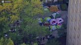 NYU protest encampment to support Palestinians remains in place as students say it's "incredibly difficult to focus"